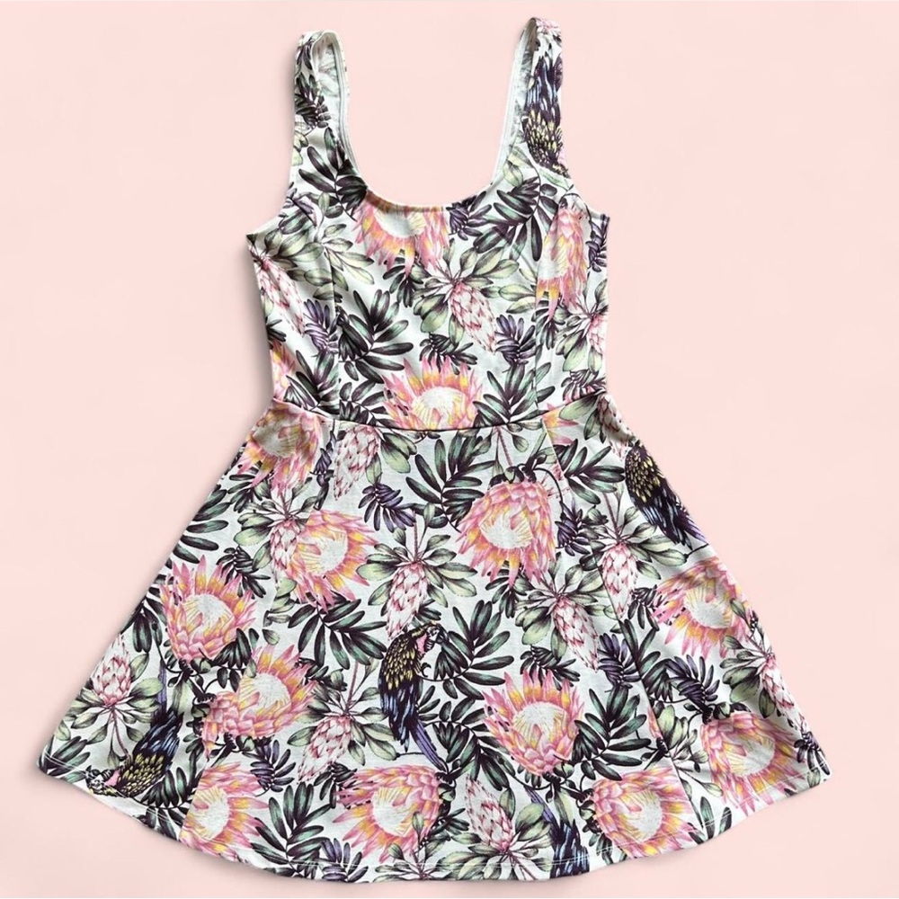 H&M Divided Floral Skater Dress